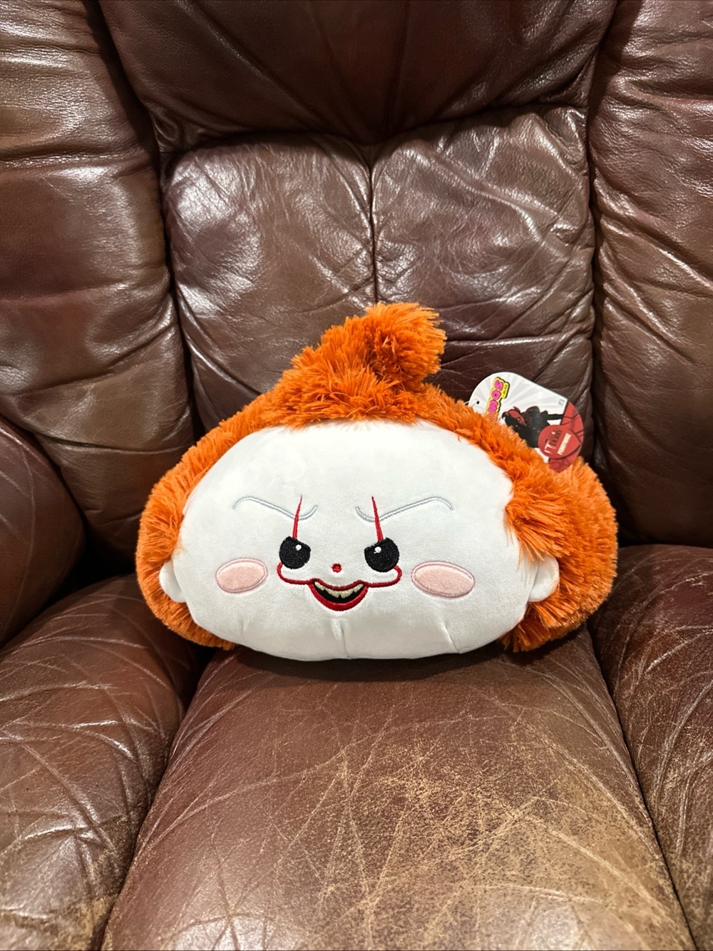 Russ Penny Wise Orange Horror Character collector stuffed figure